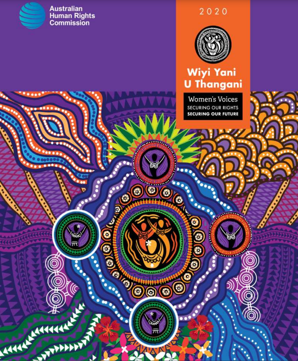 Cover art for: Wiyi Yani U Thangani (Women’s Voices): Securing Our Rights, Securing Our Future  Report 2020