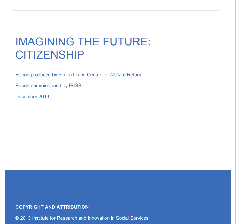 Cover art for: Imagining the Future: Citizenship