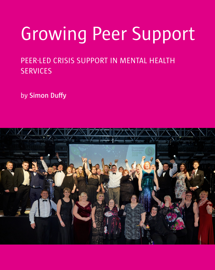 Cover art for: Growing Peer Support: Peer-Led Crisis Support in Mental Health Services