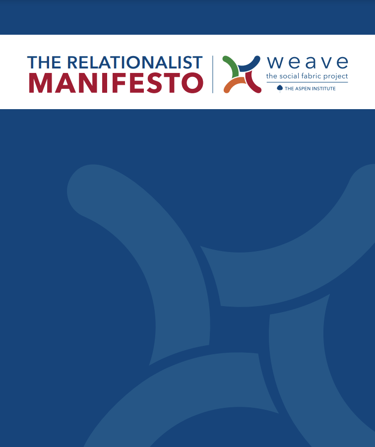 Cover art for: Weave: The Social Fabric Project -The Relationalist Manifesto