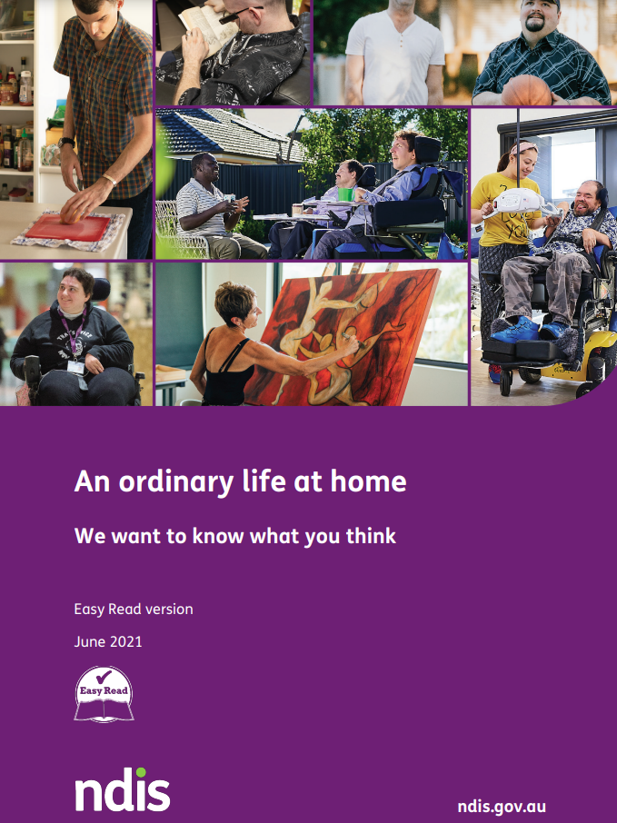 Cover art for: An Ordinary Life at Home – Easy Read