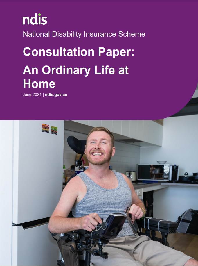 Cover art for: Consultation Paper: An Ordinary Life at Home
