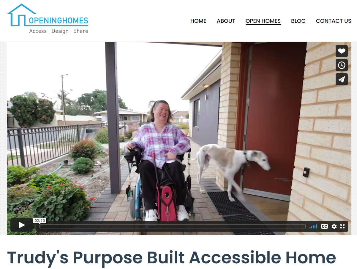 Cover art for: Trudy’s Purpose Built Accessible Home