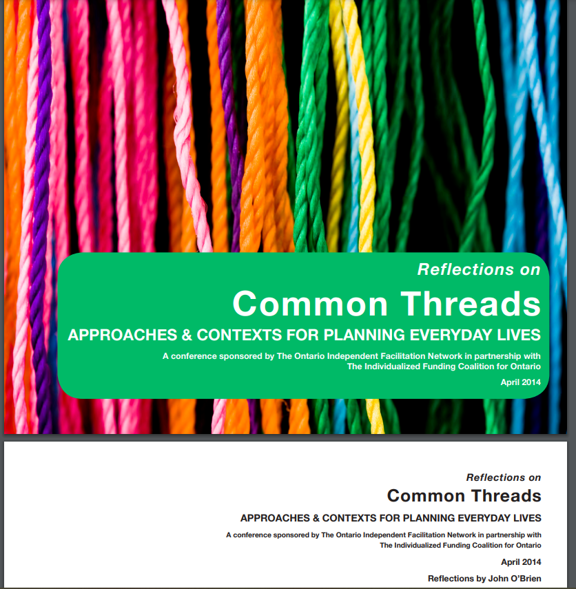 Cover art for: Common Threads – Approaches & Contexts for Planning Everyday Lives